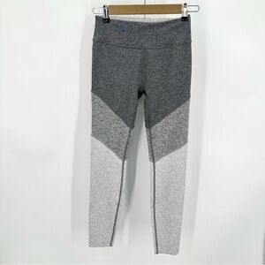 Outdoor Voices Leggings Women’s S Gray Tricolor 7/8 Colorblock Midrise Skinny